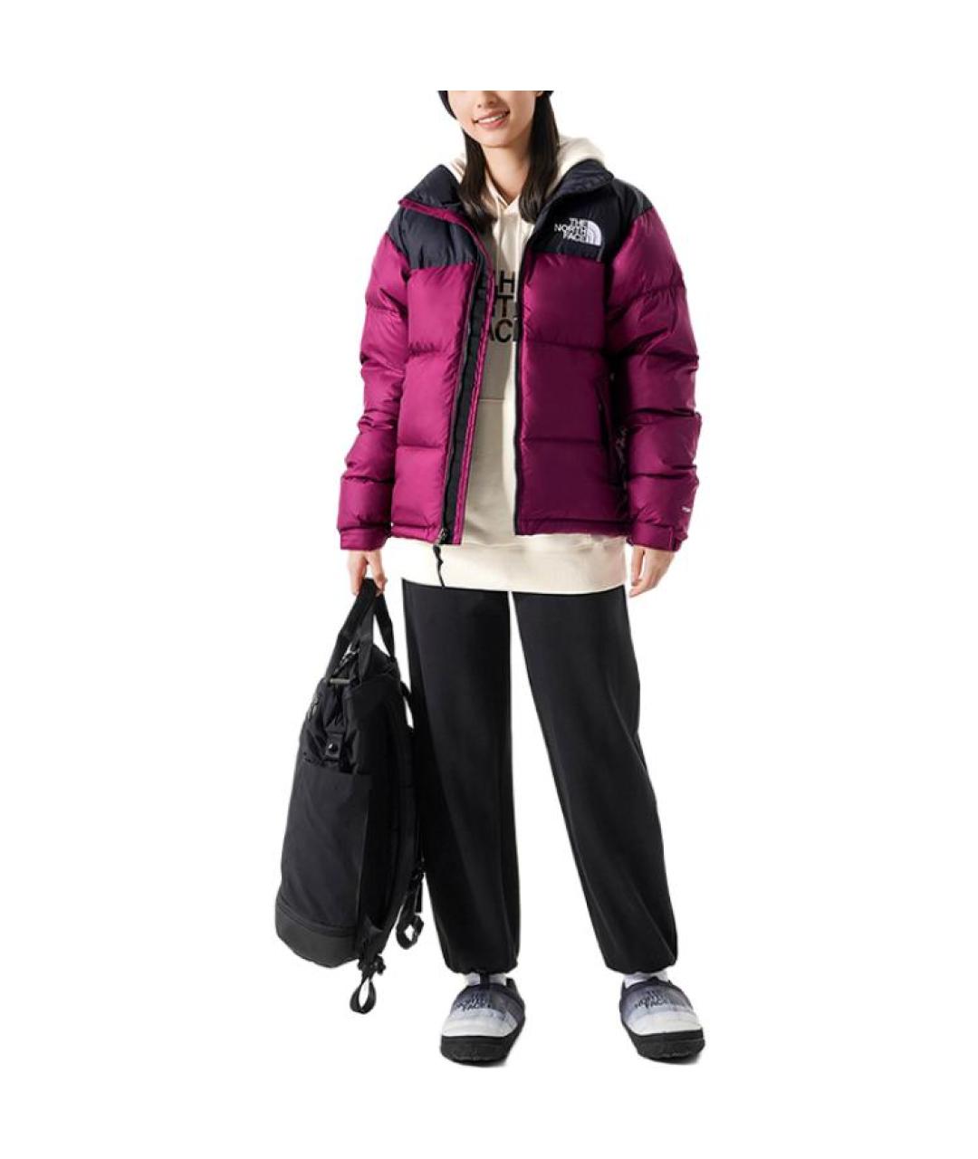 THE NORTH FACE Розовый пуховик, фото 2
