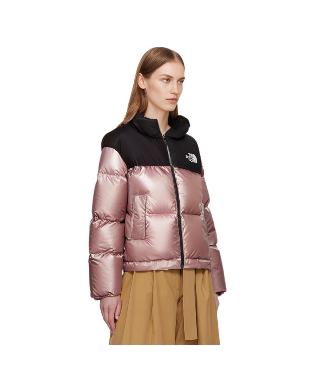 THE NORTH FACE Розовый пуховик, фото 4