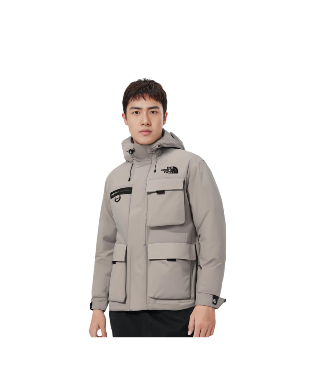 THE NORTH FACE Серый пуховик, фото 4