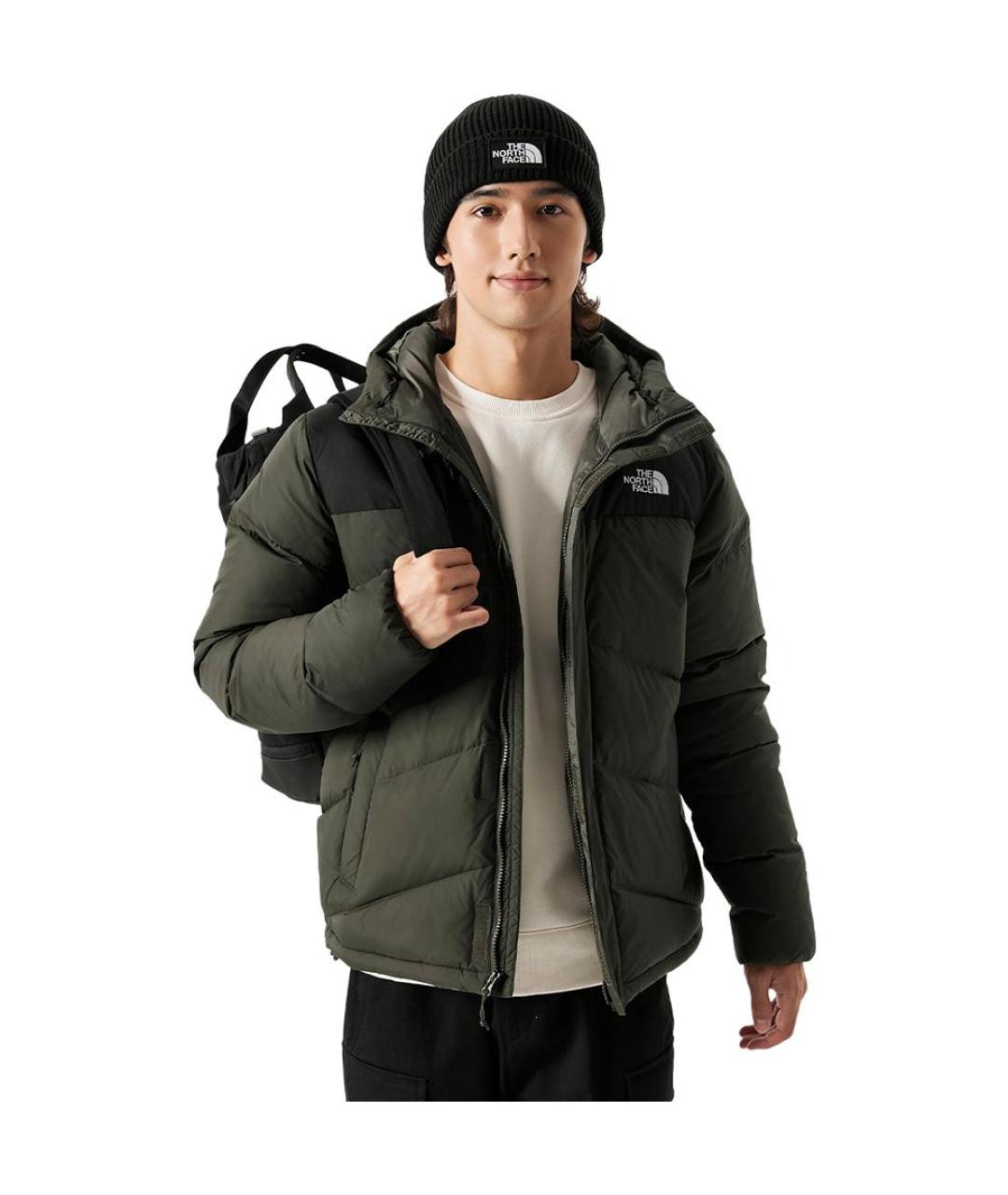 THE NORTH FACE Зеленый пуховик, фото 2