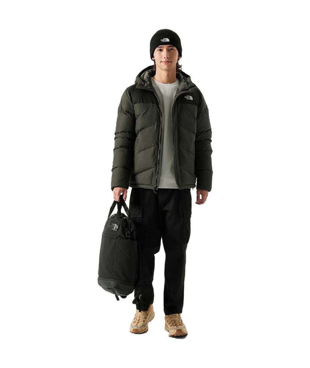 THE NORTH FACE Зеленый пуховик, фото 3