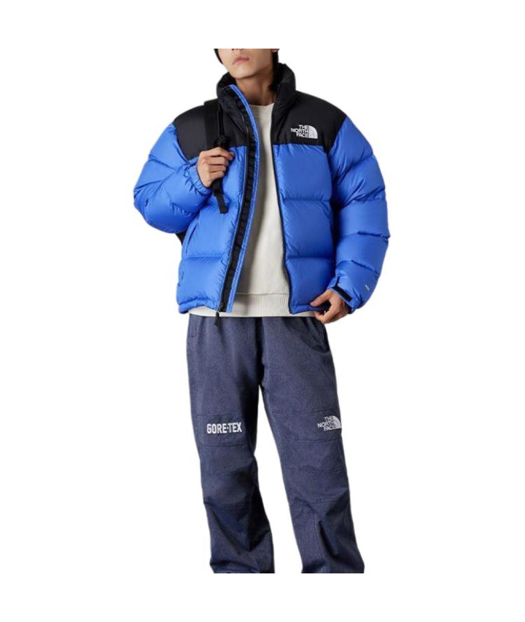 THE NORTH FACE Синий пуховик, фото 2