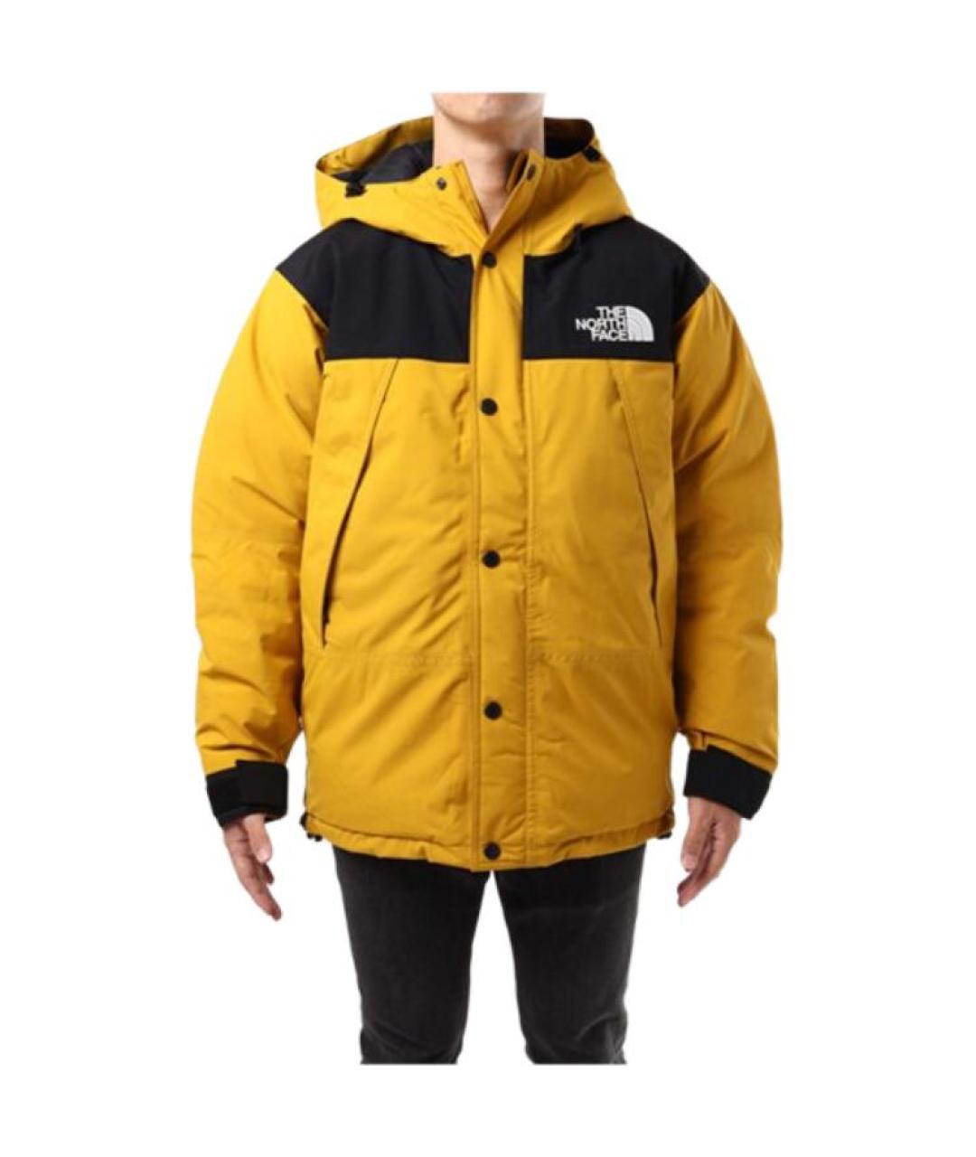 THE NORTH FACE Желтый пуховик, фото 2