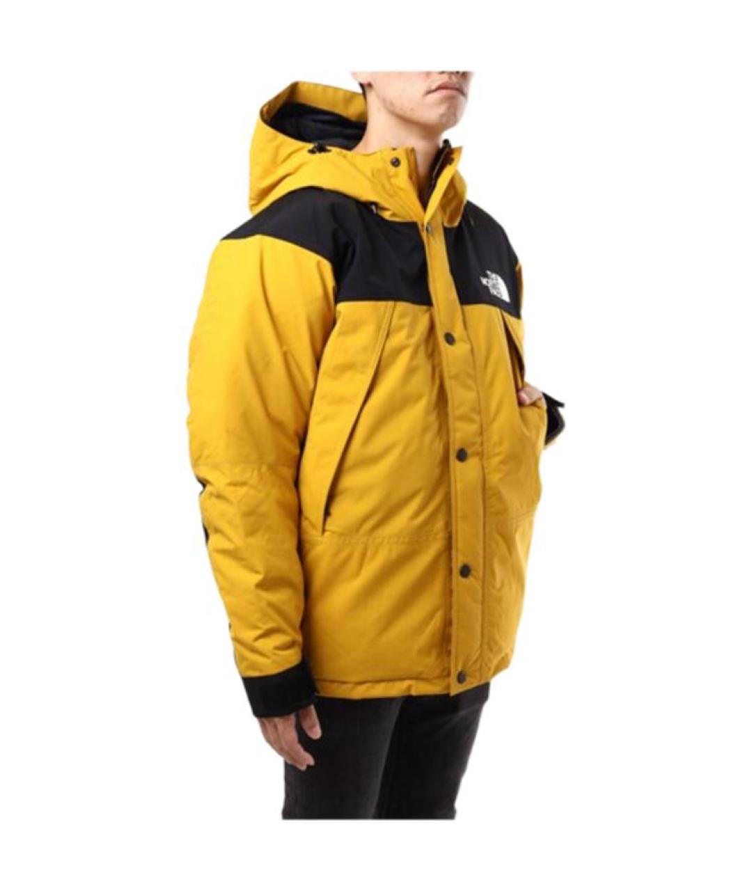 THE NORTH FACE Желтый пуховик, фото 5