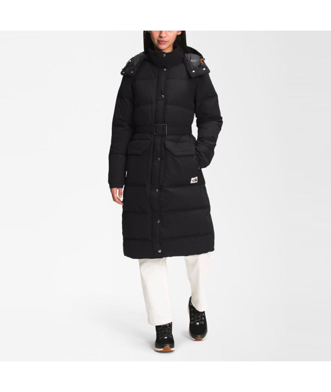 THE NORTH FACE Черный полиамидовый пуховик, фото 3