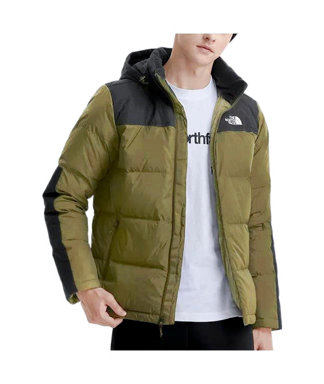 THE NORTH FACE Зеленый пуховик, фото 3