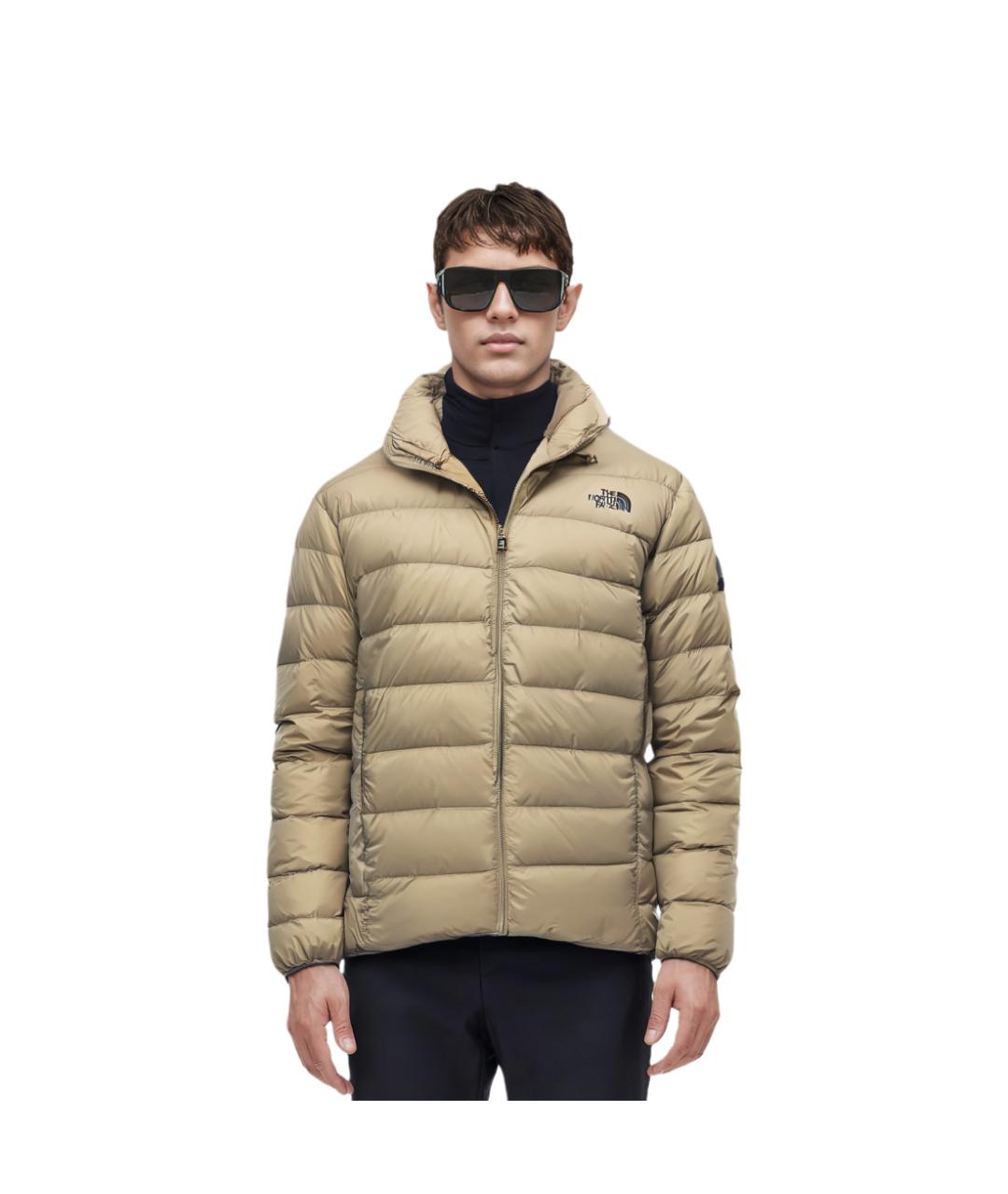 THE NORTH FACE Коричневый пуховик, фото 4
