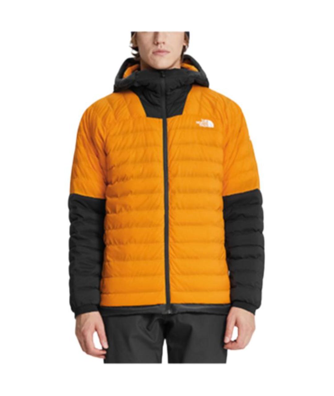 THE NORTH FACE Желтый пуховик, фото 2