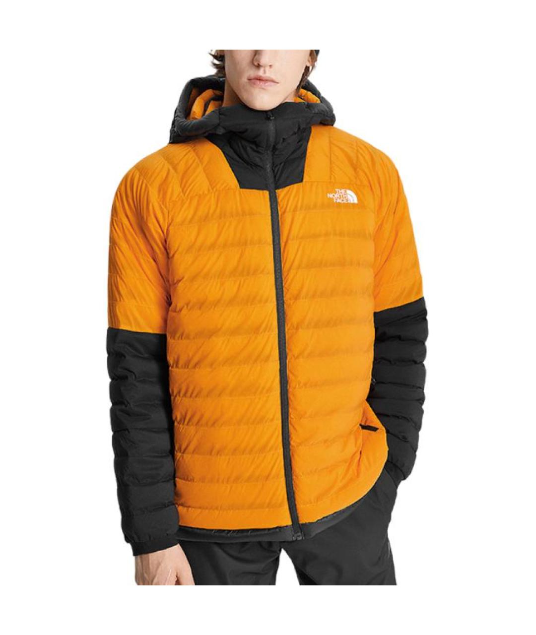 THE NORTH FACE Желтый пуховик, фото 4
