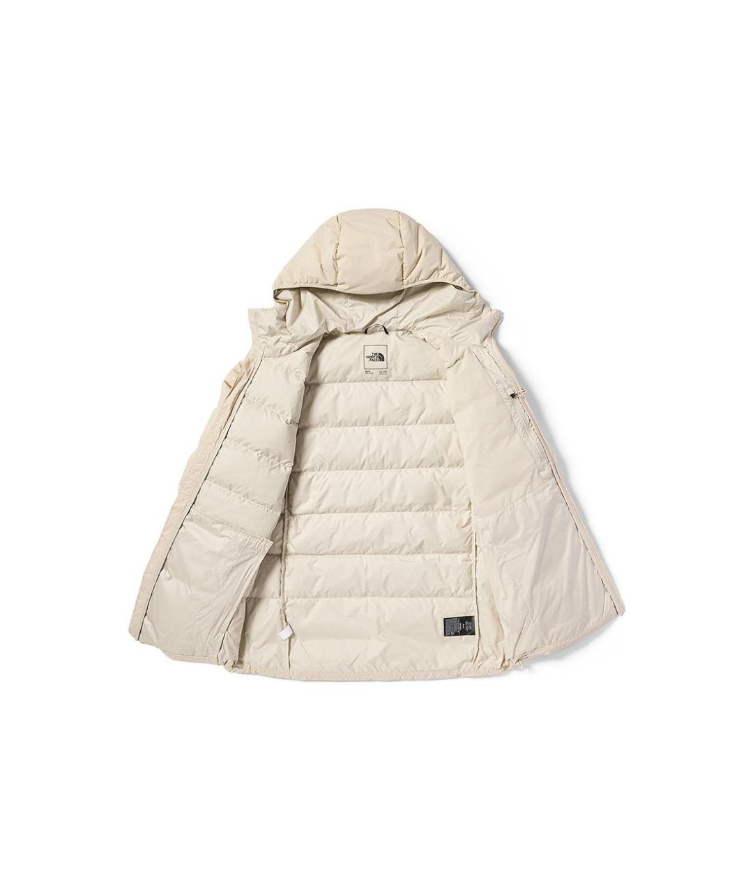 THE NORTH FACE Бежевый пуховик, фото 3