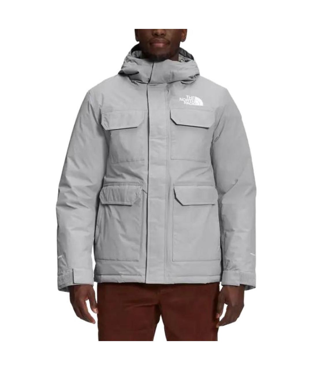 THE NORTH FACE Серый пуховик, фото 2