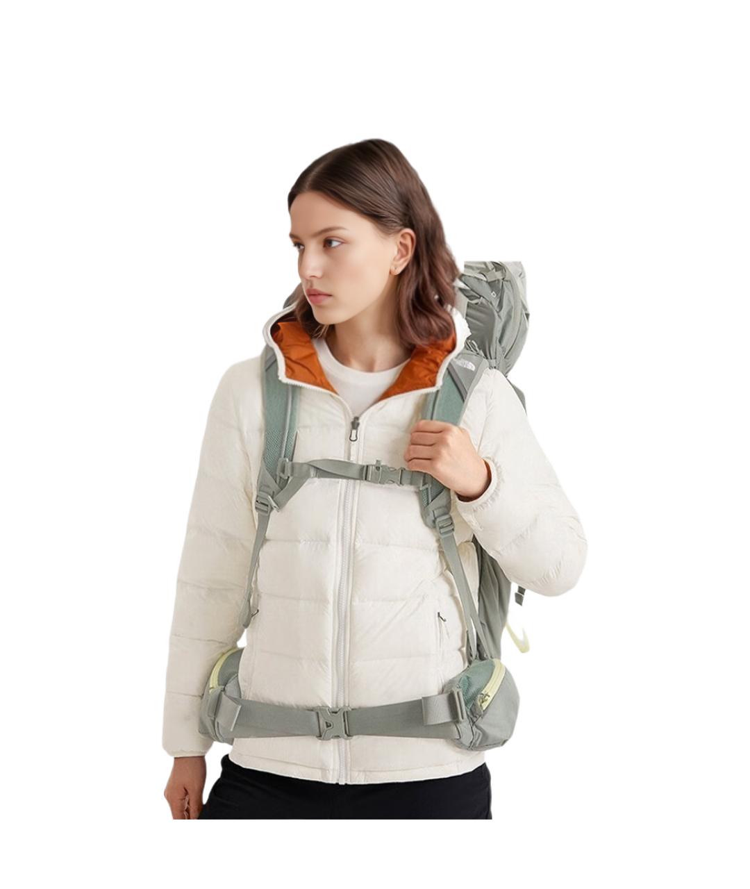 THE NORTH FACE Белый пуховик, фото 2