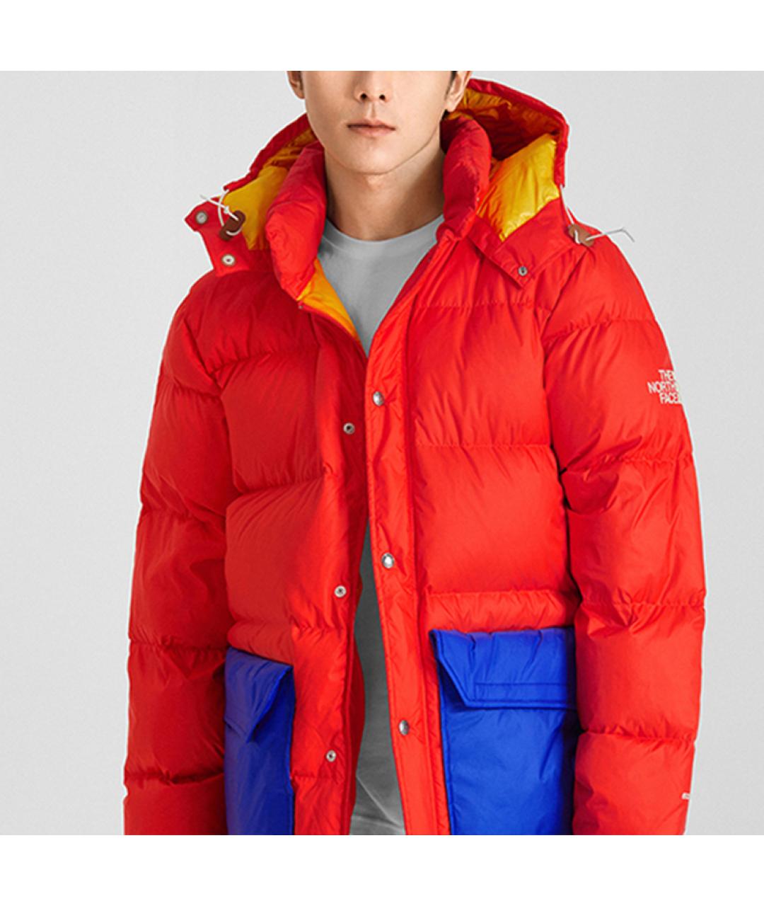 THE NORTH FACE Красный пуховик, фото 4