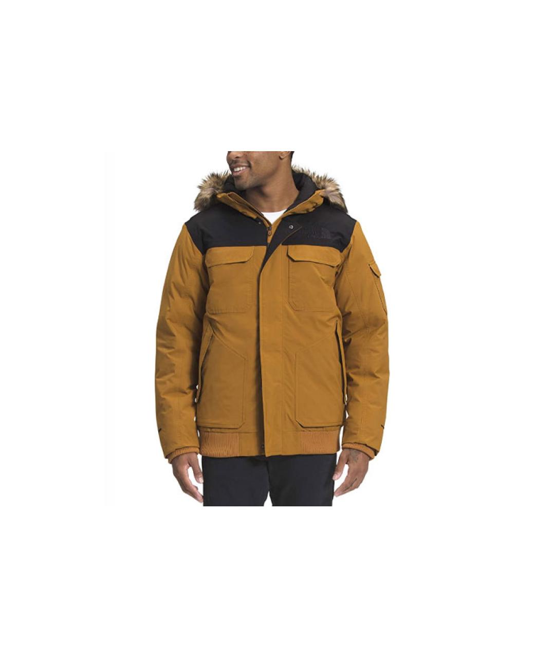 THE NORTH FACE Коричневый пуховик, фото 4