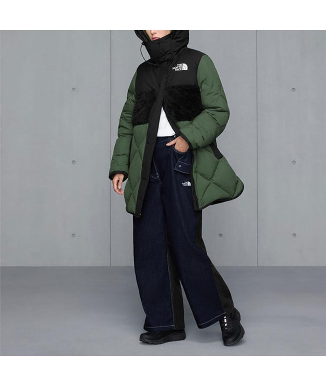 THE NORTH FACE Зеленый пуховик, фото 3