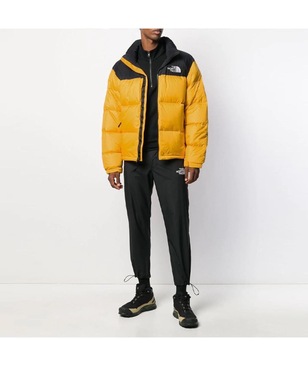 THE NORTH FACE Желтый пуховик, фото 4