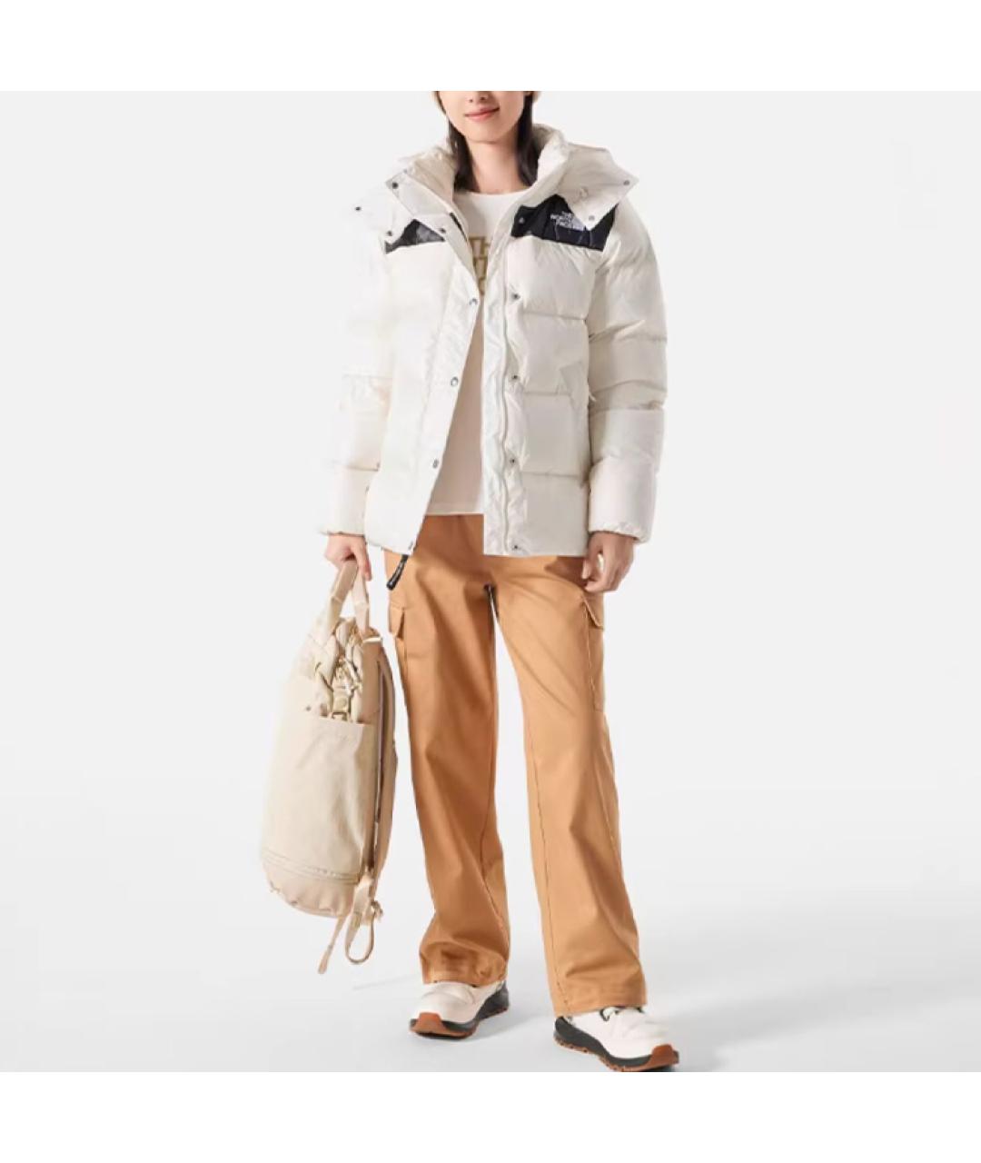 THE NORTH FACE Белый пуховик, фото 3