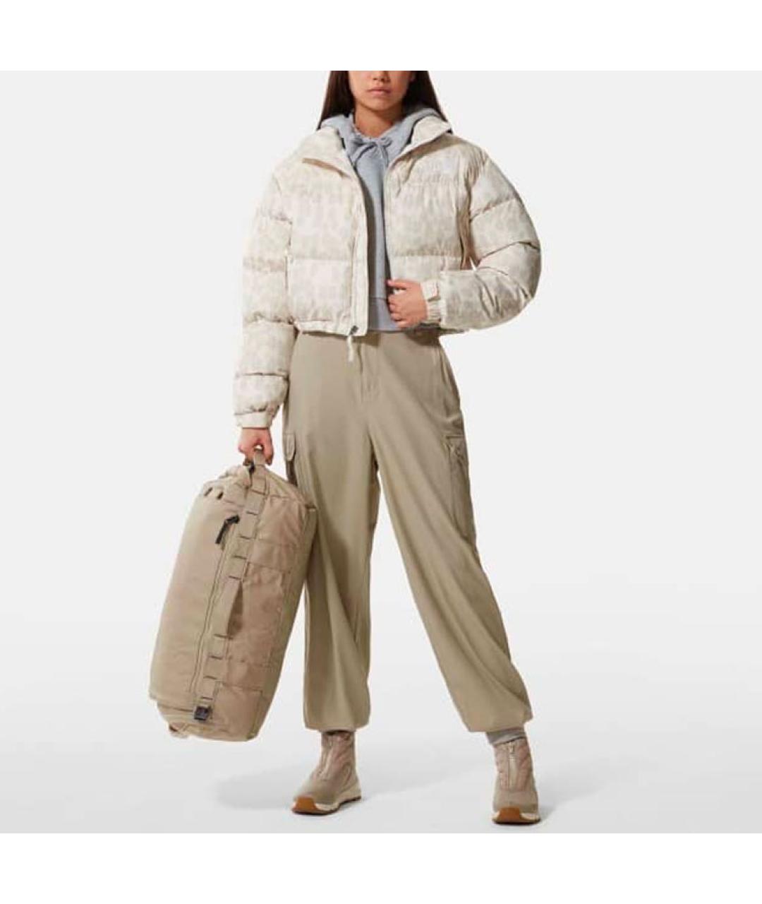 THE NORTH FACE Бежевый пуховик, фото 4