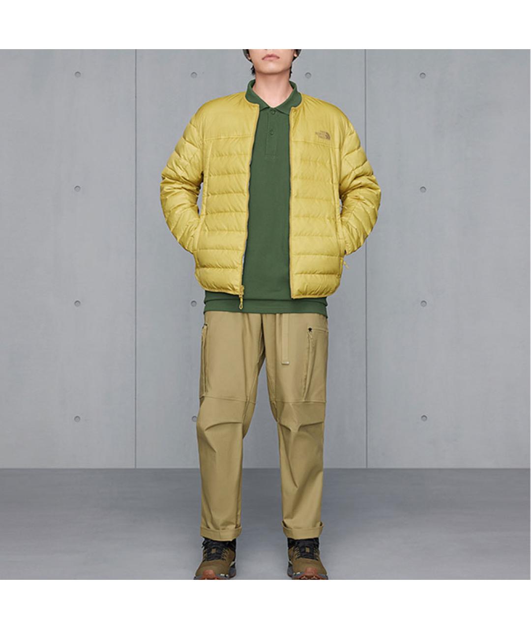 THE NORTH FACE Желтая полиамидовая куртка, фото 4
