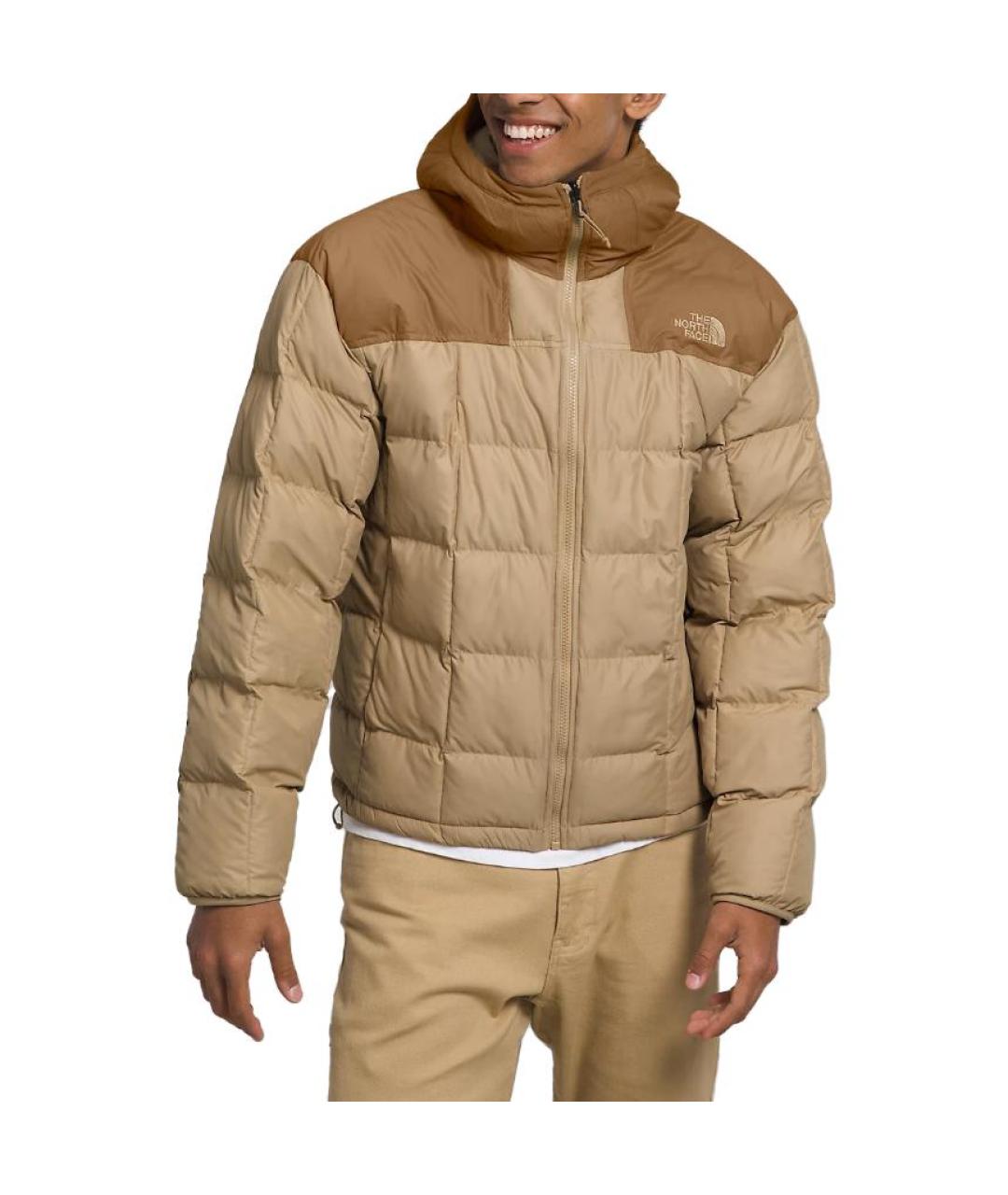 THE NORTH FACE Коричневый пуховик, фото 3