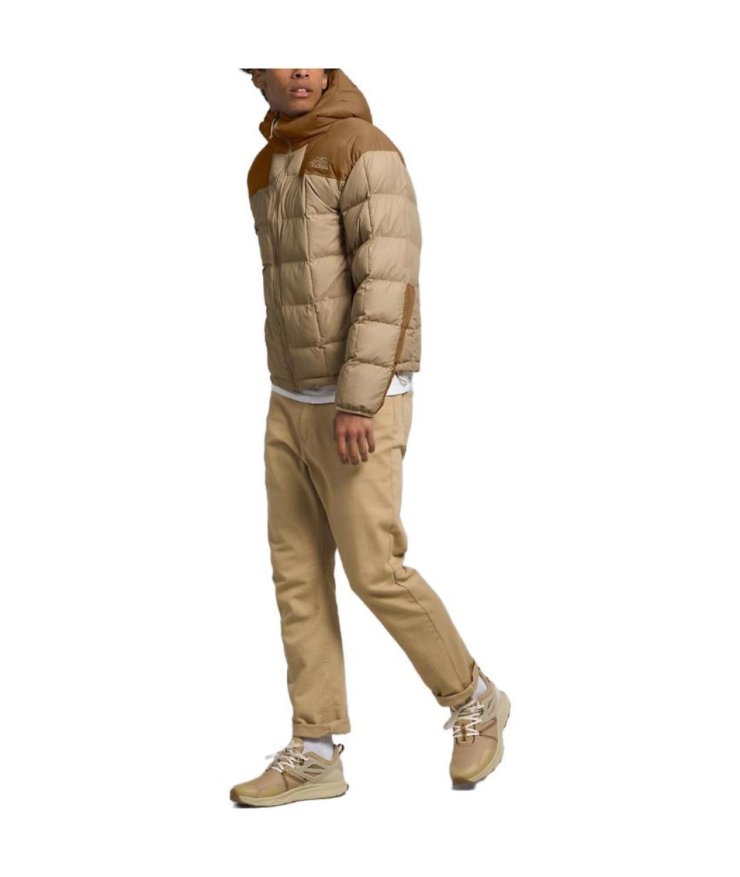 THE NORTH FACE Коричневый пуховик, фото 4