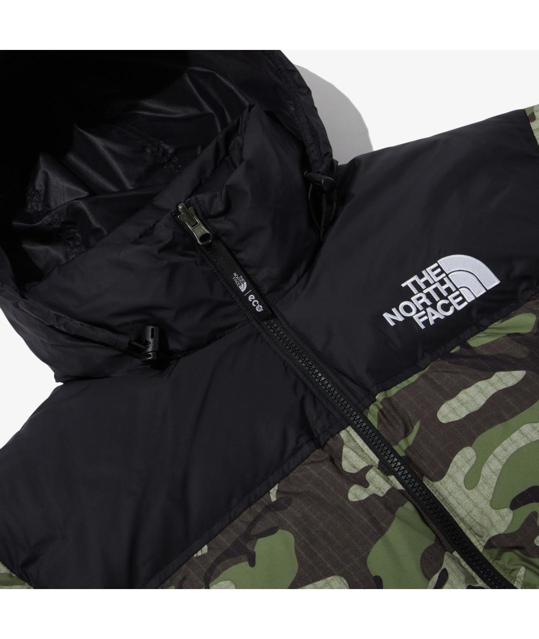 THE NORTH FACE Зеленый пуховик, фото 4