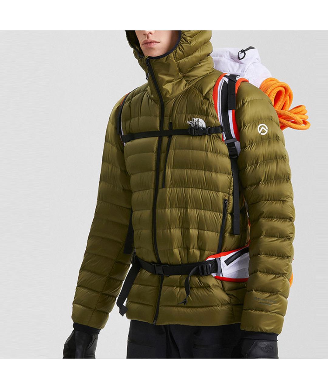 THE NORTH FACE Зеленый пуховик, фото 3