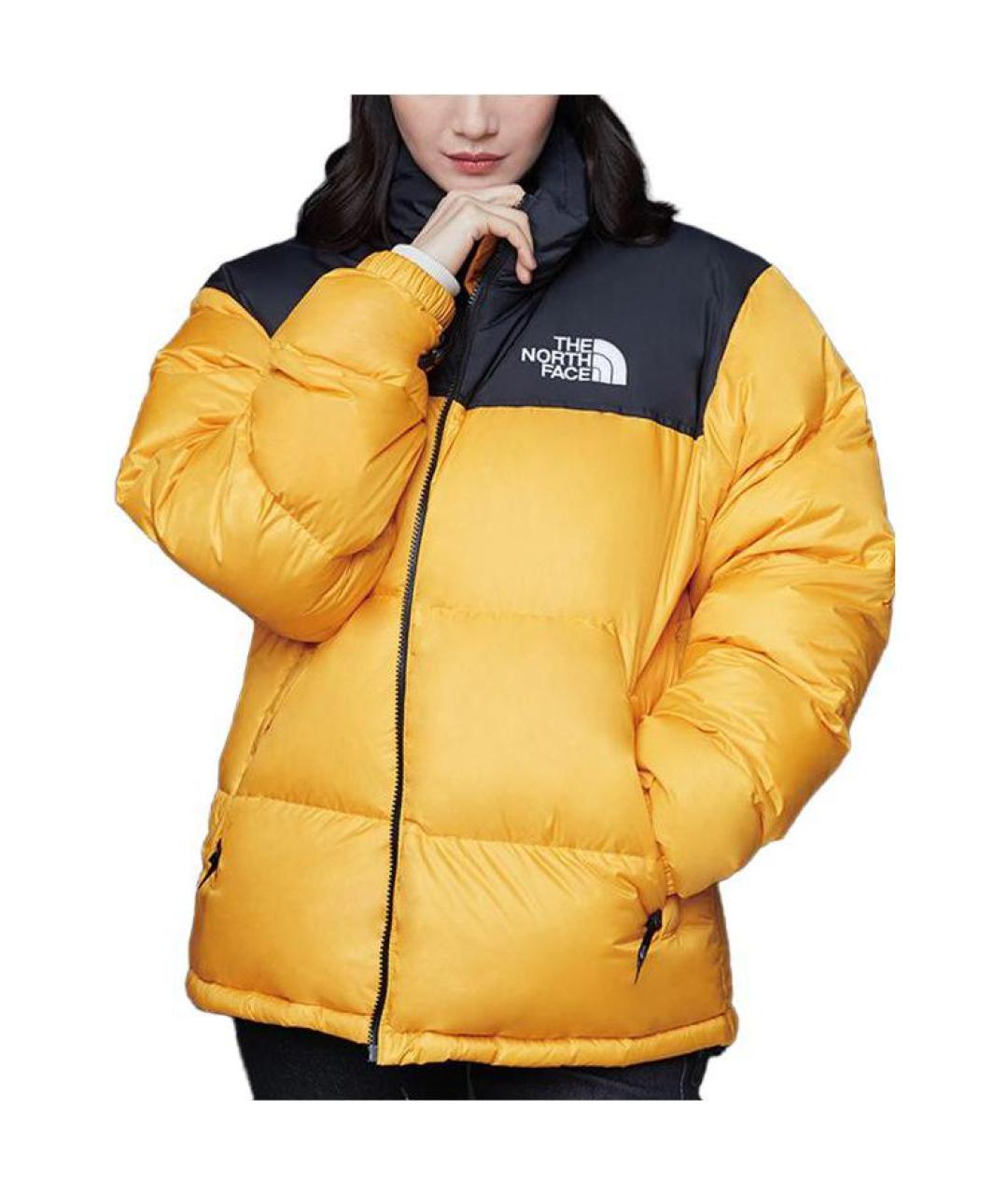 THE NORTH FACE Желтый пуховик, фото 3