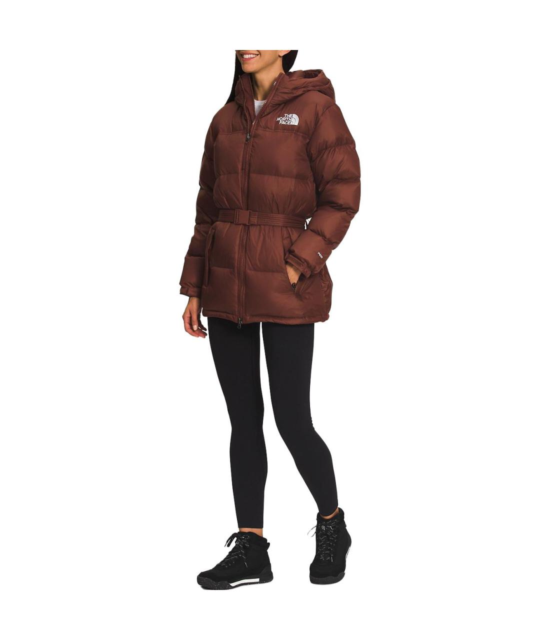 THE NORTH FACE Коричневый пуховик, фото 4