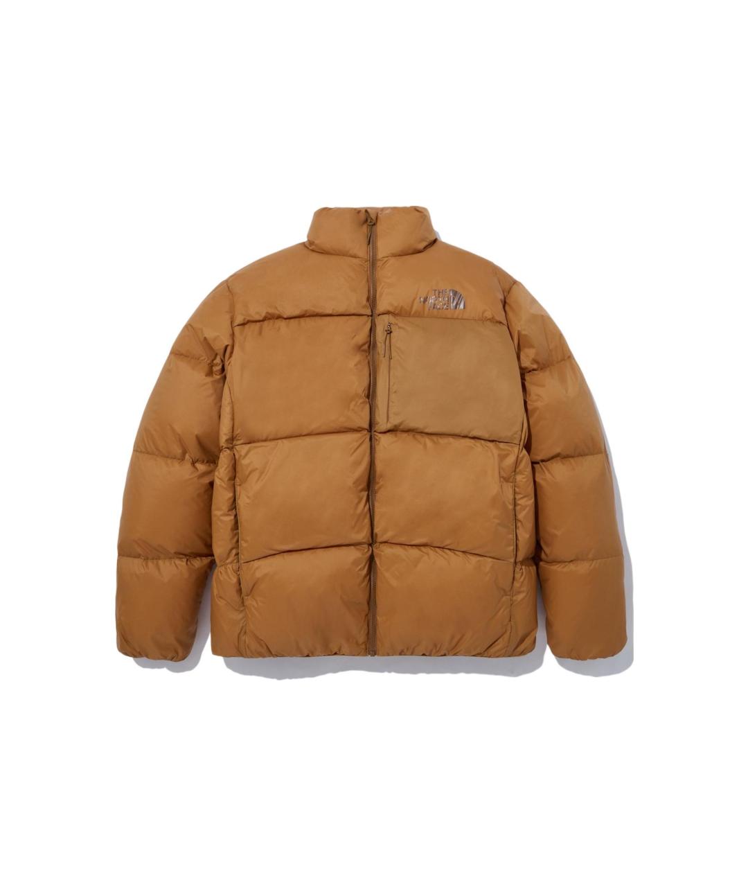 THE NORTH FACE Коричневый пуховик, фото 1