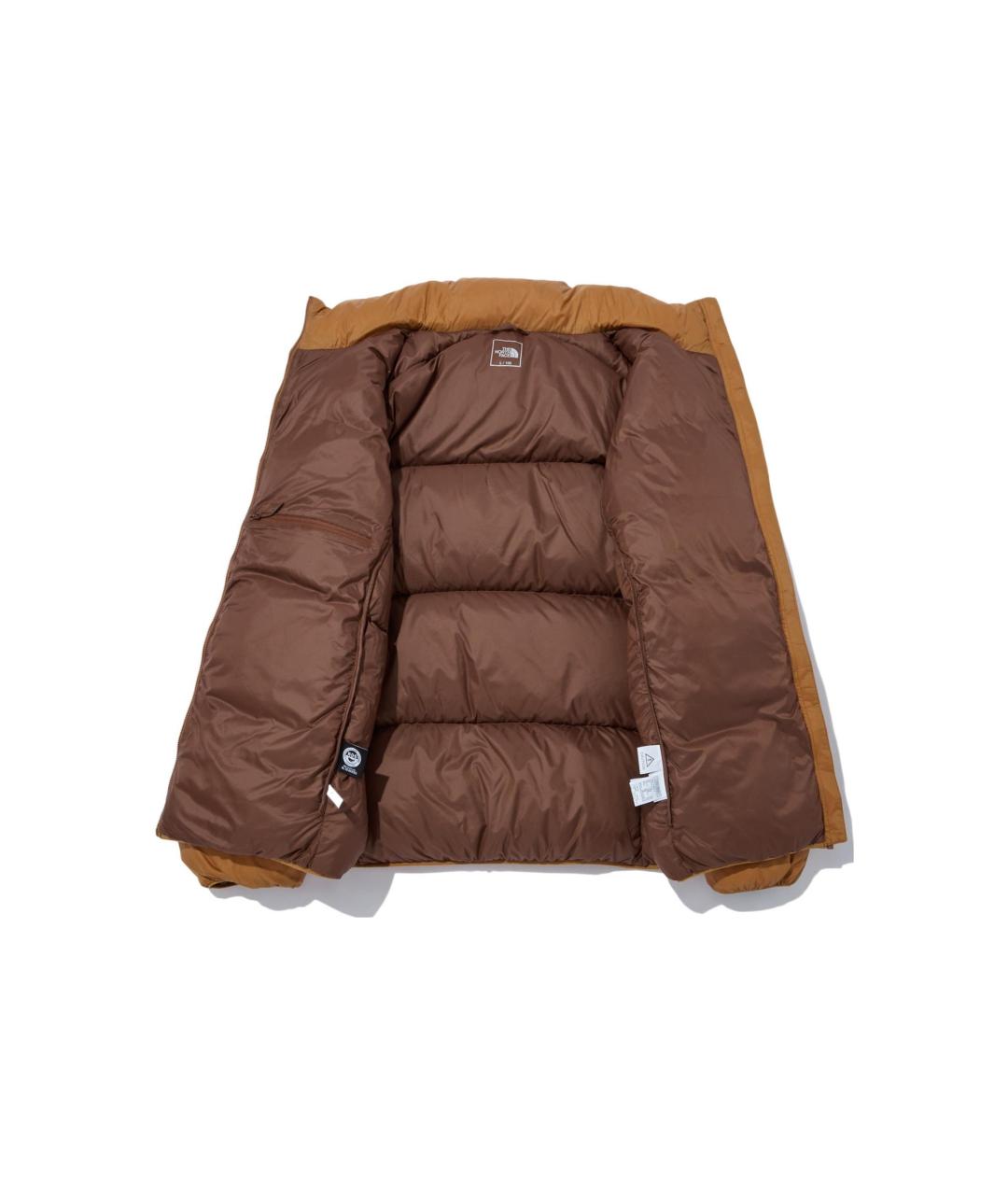 THE NORTH FACE Коричневый пуховик, фото 3