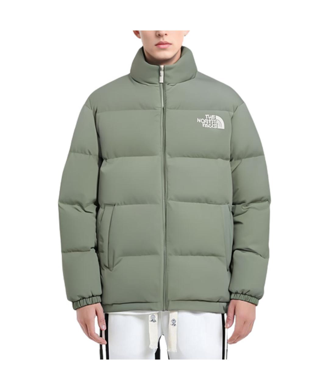 THE NORTH FACE Зеленый пуховик, фото 3