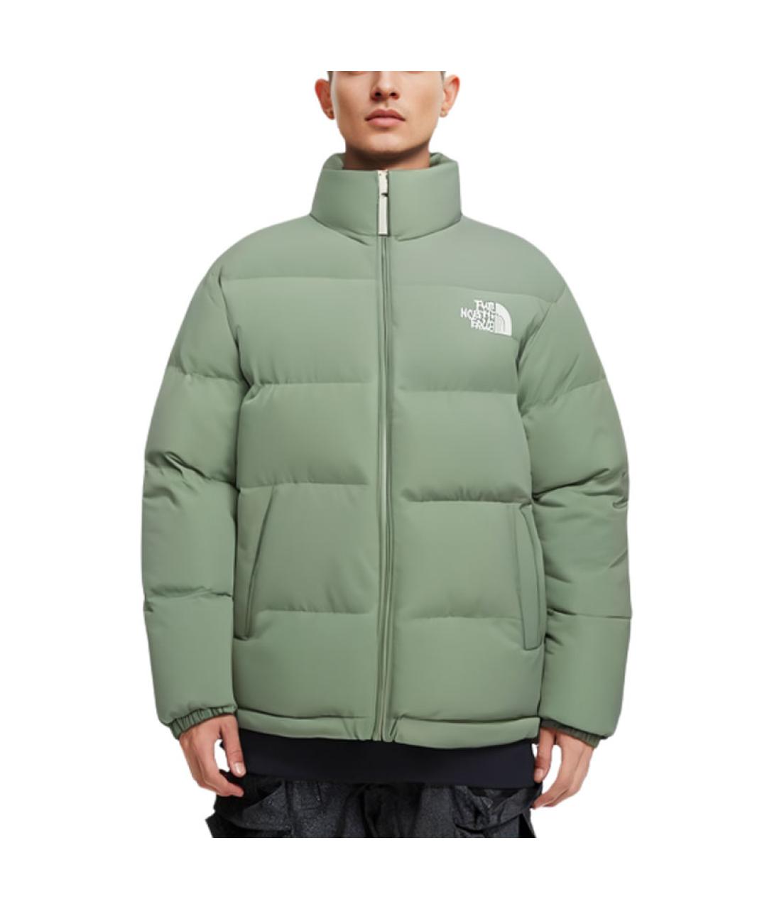 THE NORTH FACE Зеленый пуховик, фото 4
