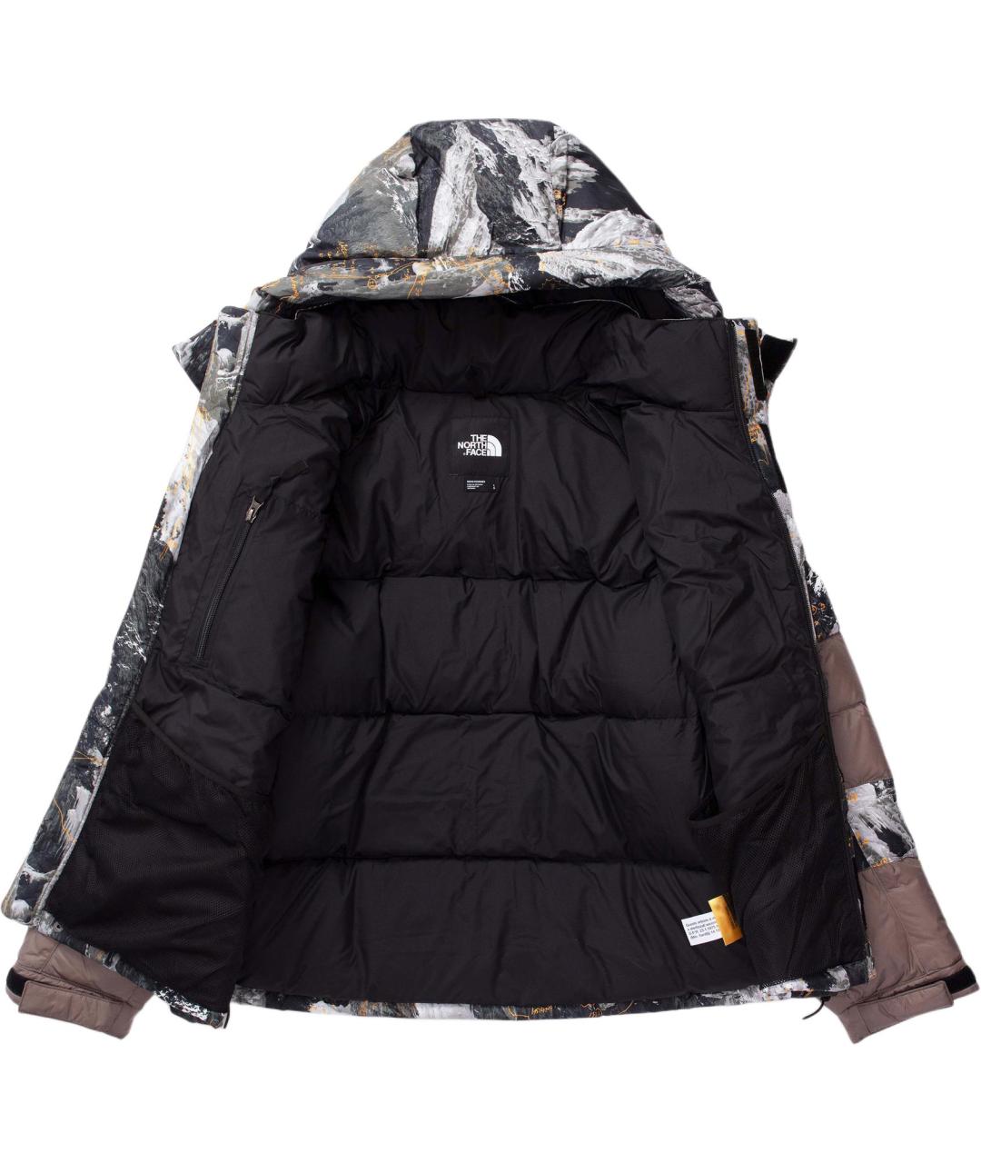 THE NORTH FACE Коричневый пуховик, фото 3