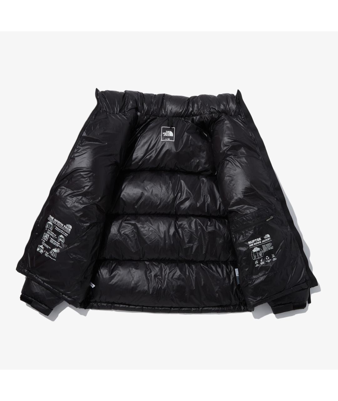 THE NORTH FACE Черный полиамидовый пуховик, фото 3