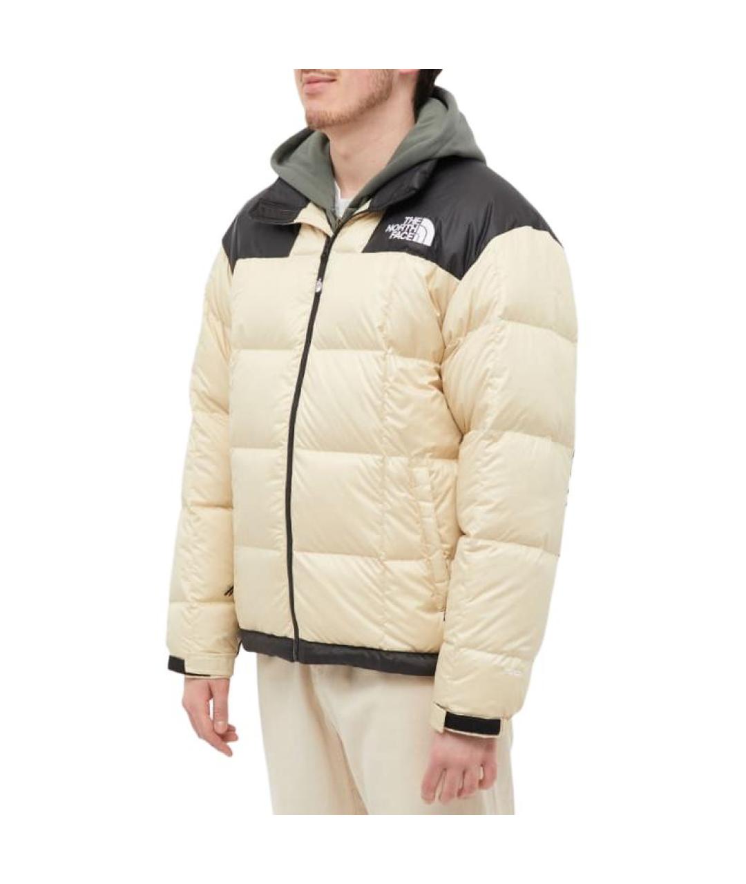 THE NORTH FACE Бежевый пуховик, фото 4