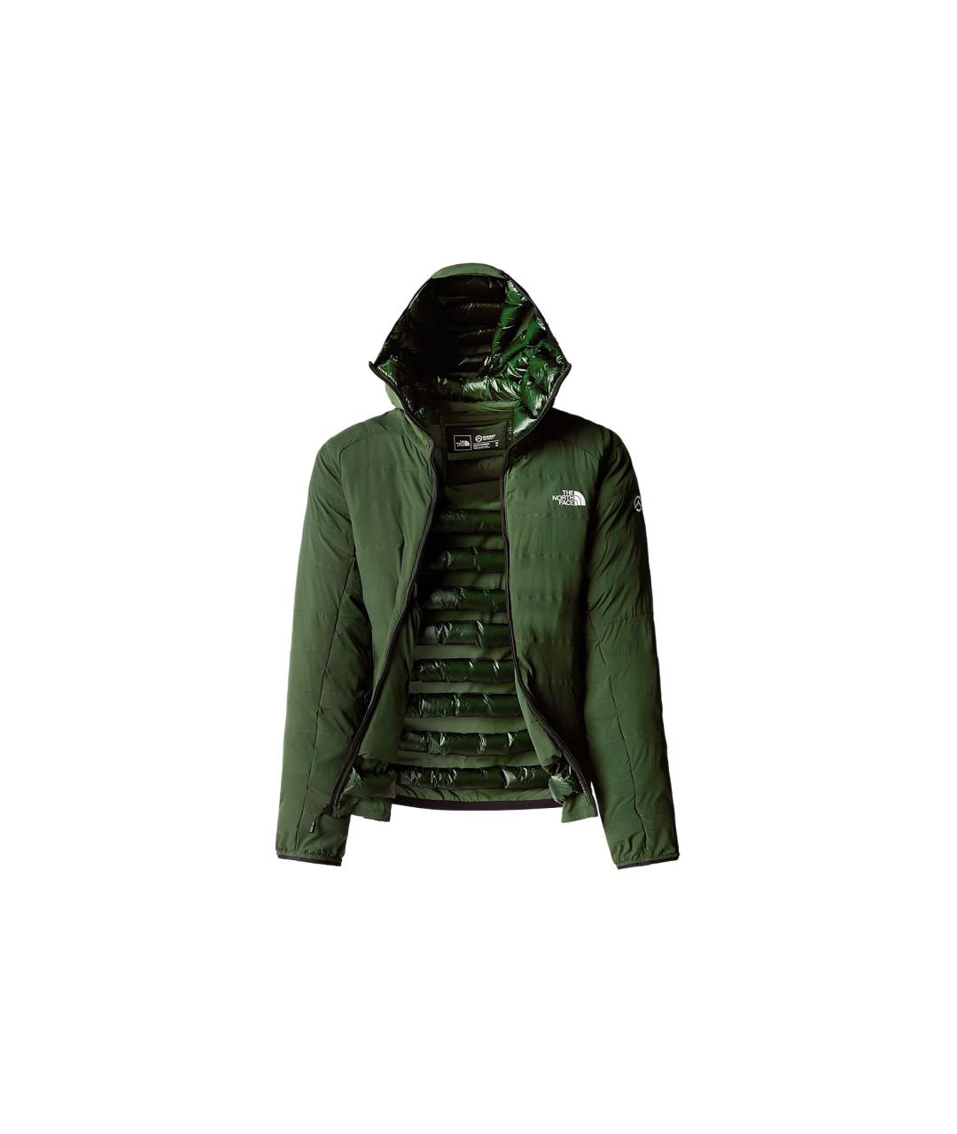 THE NORTH FACE Зеленый пуховик, фото 3