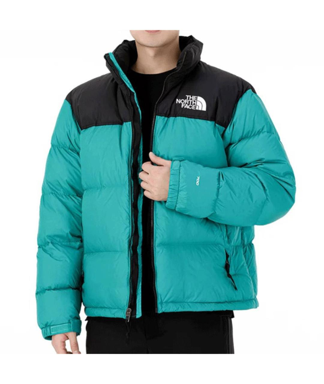 THE NORTH FACE Зеленый пуховик, фото 4