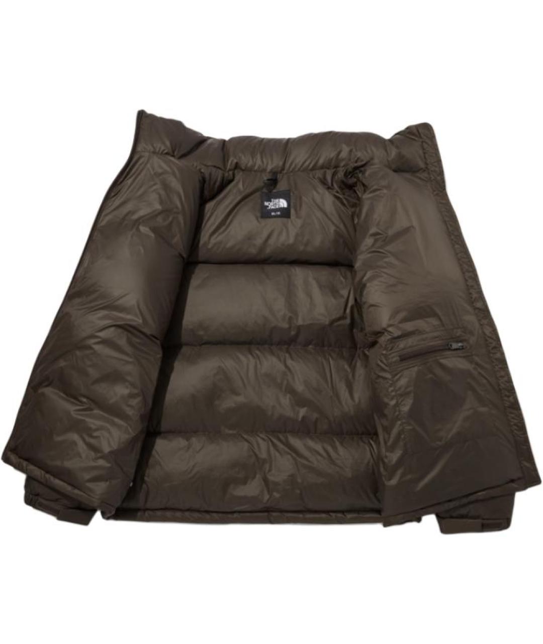 THE NORTH FACE Коричневый пуховик, фото 3