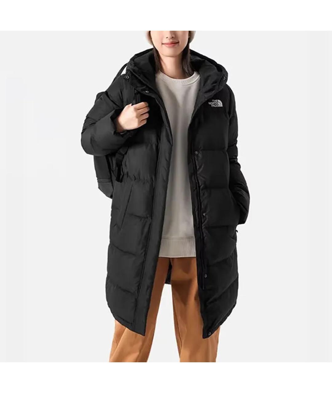 THE NORTH FACE Черный полиамидовый пуховик, фото 3