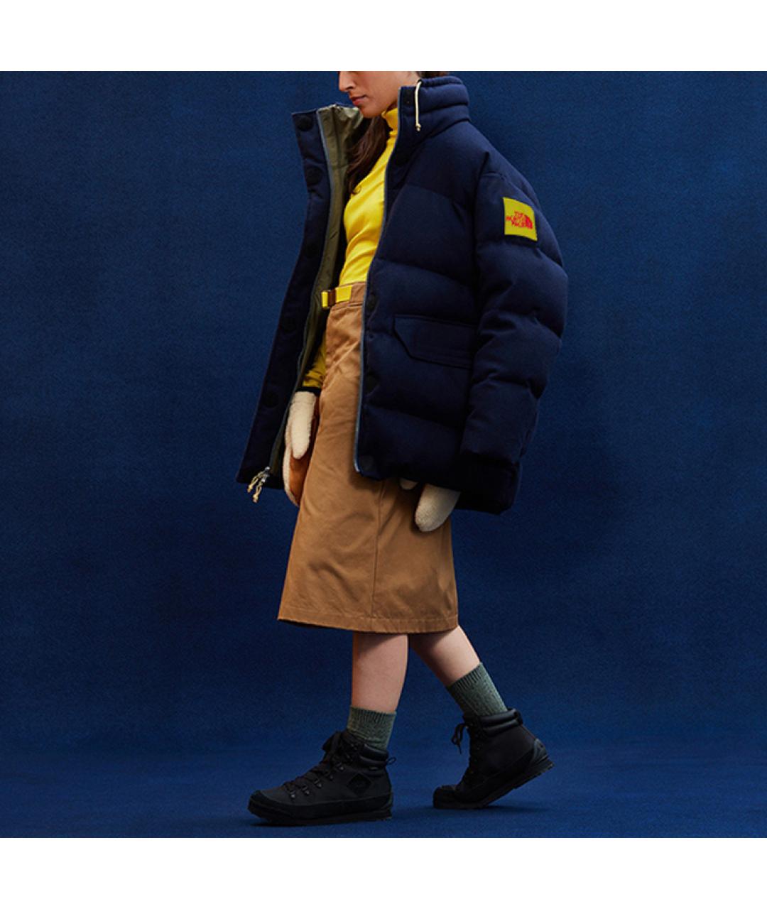 THE NORTH FACE Синяя полиамидовая куртка, фото 4