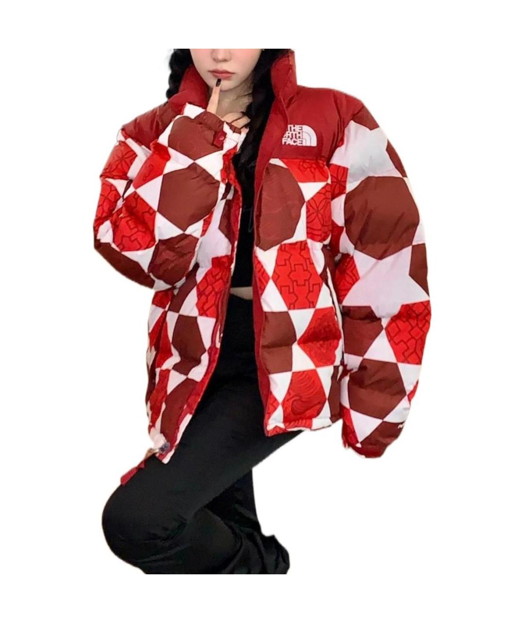 THE NORTH FACE Красный пуховик, фото 2