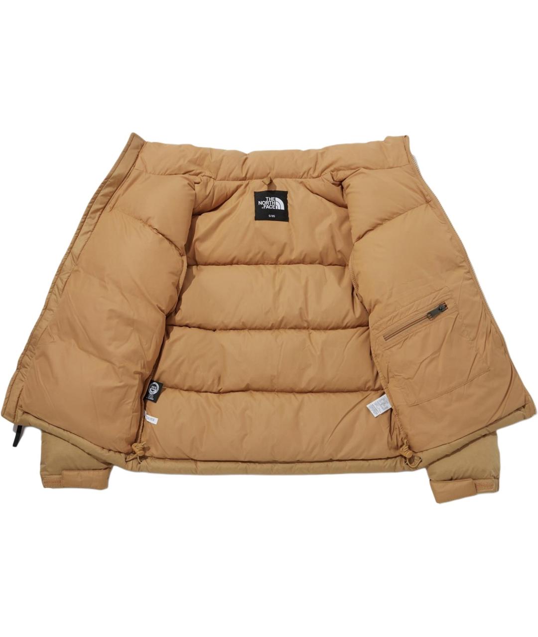 THE NORTH FACE Коричневый пуховик, фото 3