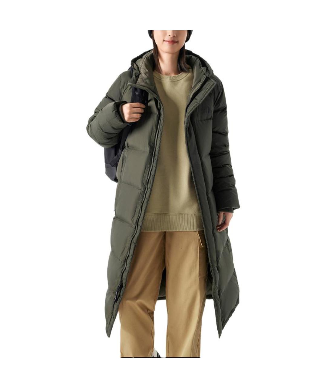 THE NORTH FACE Зеленый пуховик, фото 3