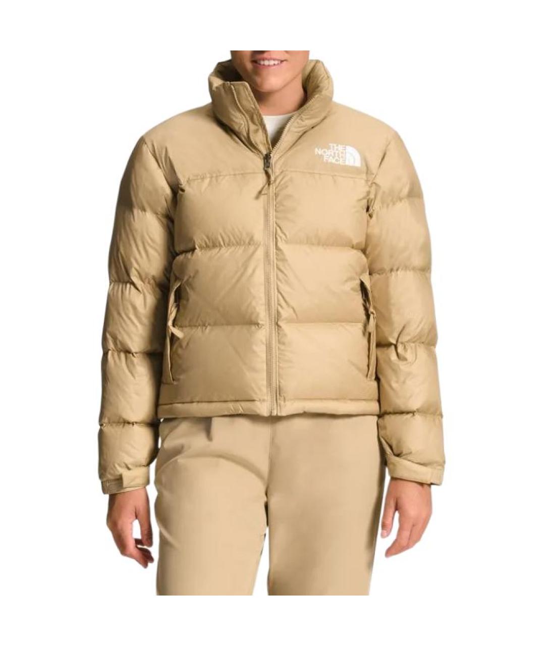 THE NORTH FACE Бежевый пуховик, фото 4