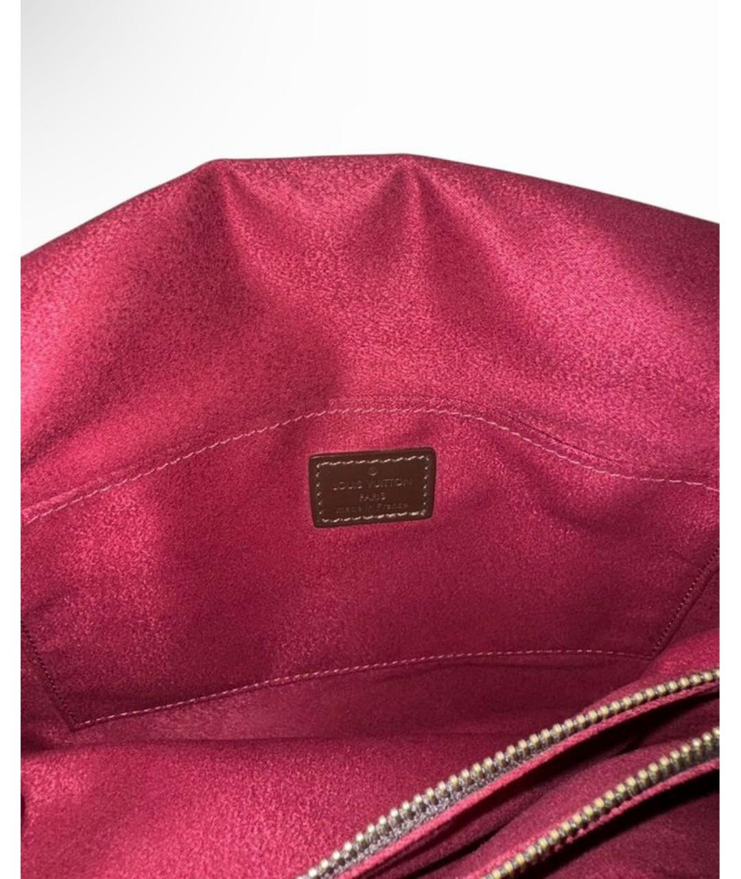 LOUIS VUITTON Коричневая кожаная сумка с короткими ручками, фото 2