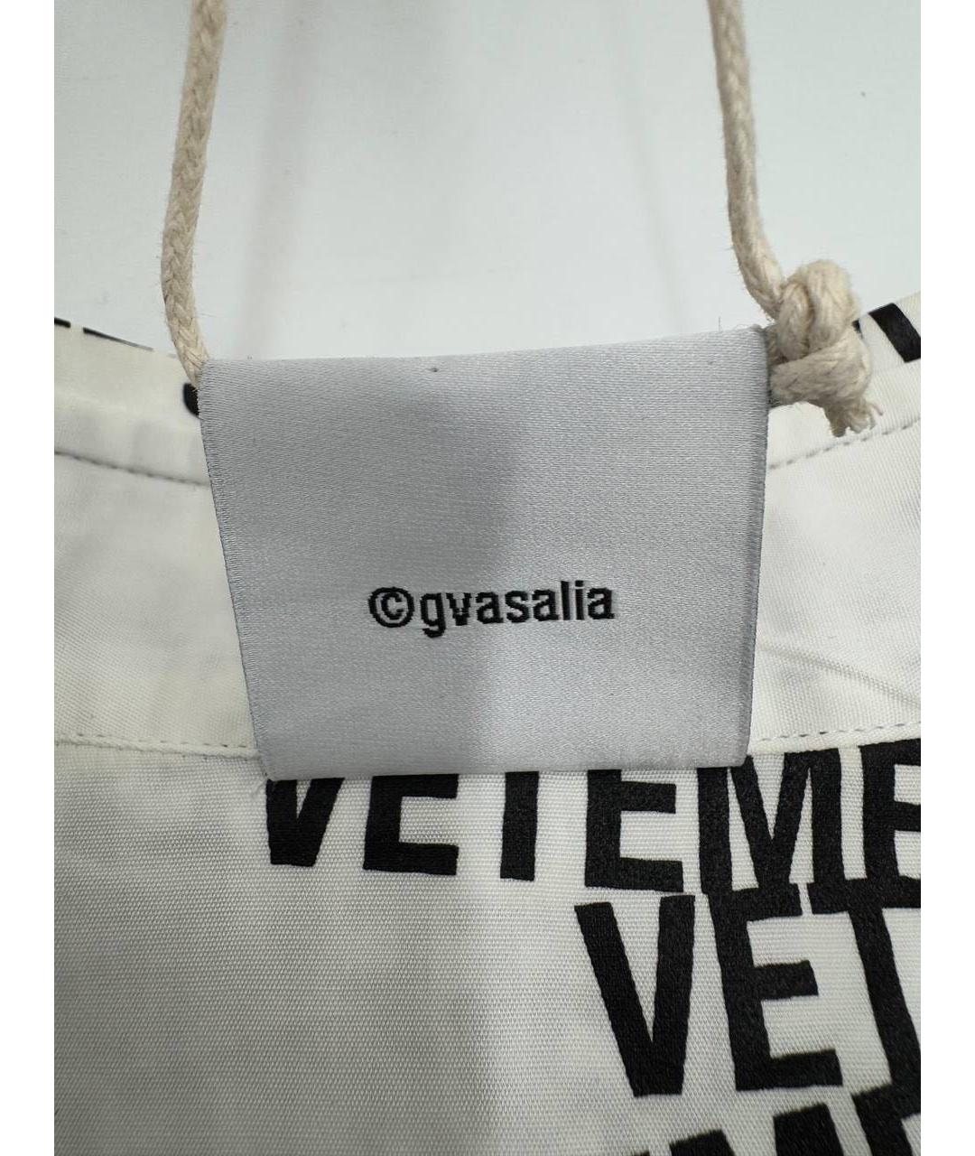 VETEMENTS Белая кэжуал рубашка, фото 6