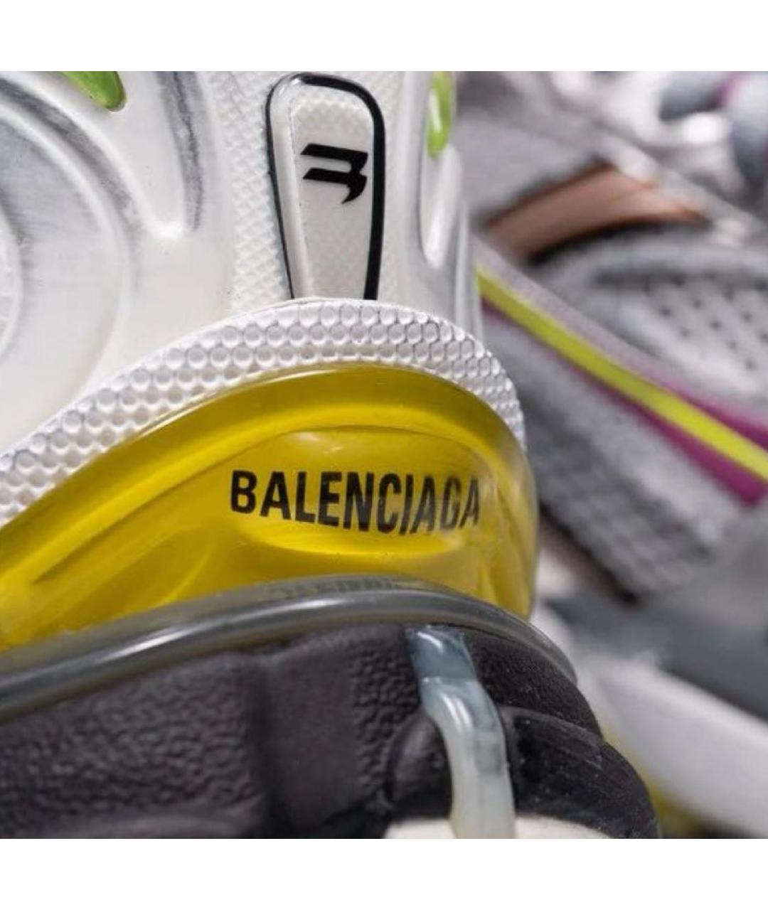 BALENCIAGA Мульти текстильные высокие кроссовки / кеды, фото 5