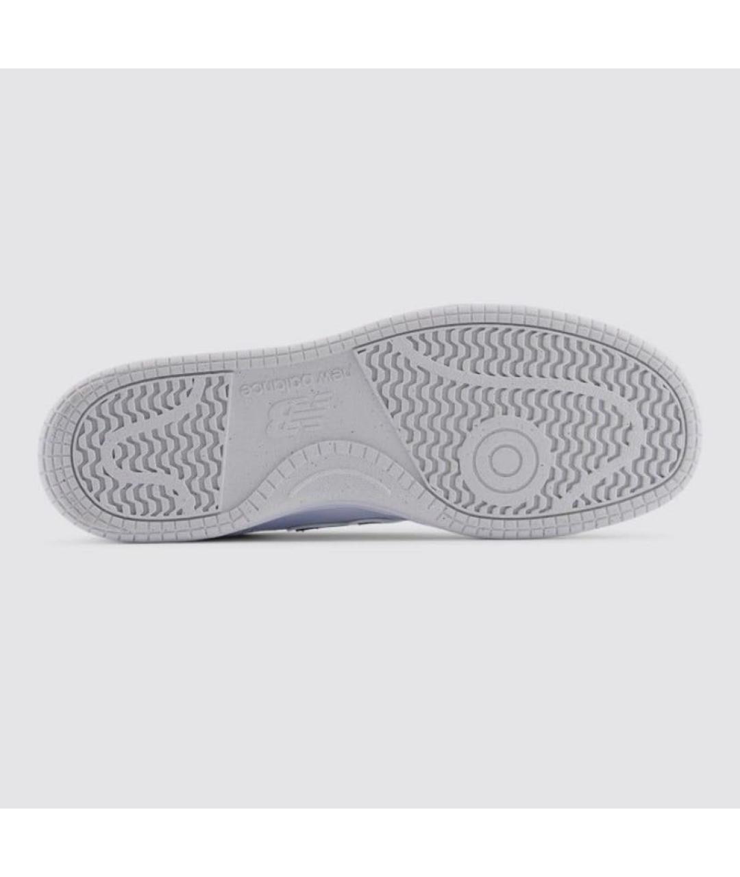 NEW BALANCE Белые кожаные низкие кроссовки / кеды, фото 6