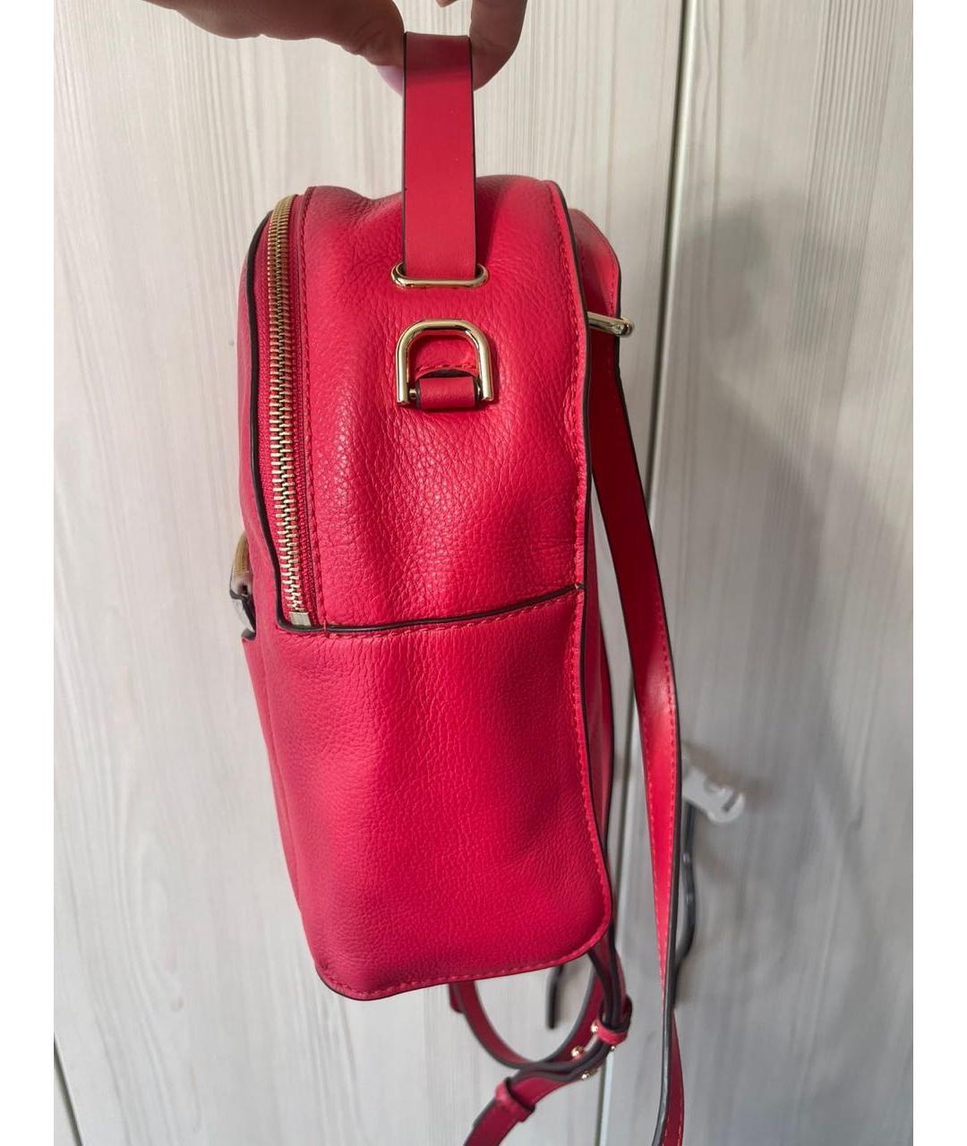 MICHAEL KORS Коралловый кожаный рюкзак, фото 3